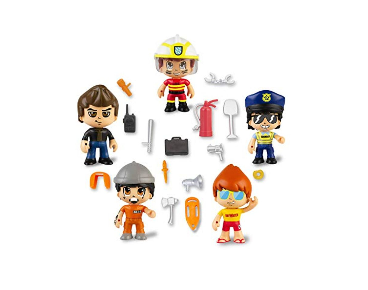 Pinypon Action- Set de 5 Figuras Series 2 con Accesorios para niños