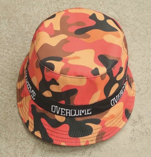 Moda Bucket Camo Laranja