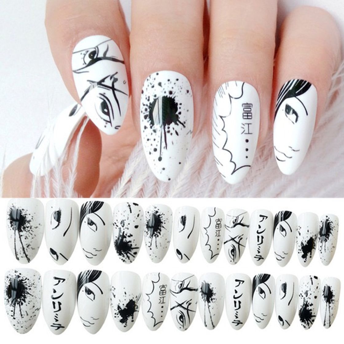 Social Unhas postiças para quem adora um anime👯‍♀️💅🏻
