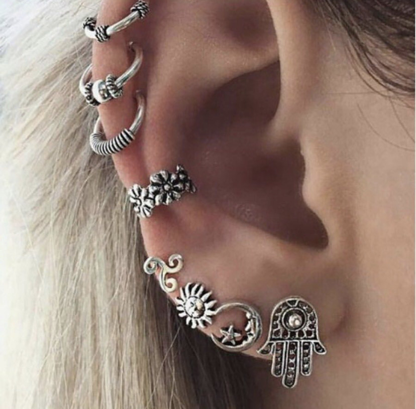 Fashion Inspiração piercing na orelha