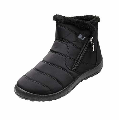 Product Cayuan Botas de Nieve Invierno para Mujer Hombre Mujer Zapatos Botines con