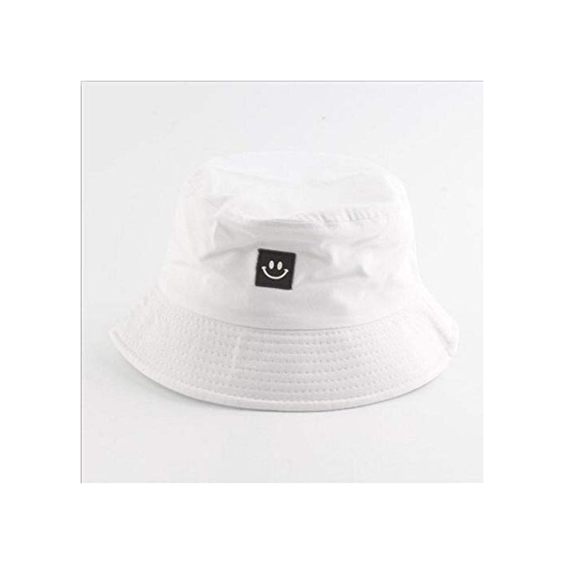 Productos Sombreros de Verano Gorras Mujeres Hombres Cubo Sombrero Sonrisa Cara Bordado Gorra de