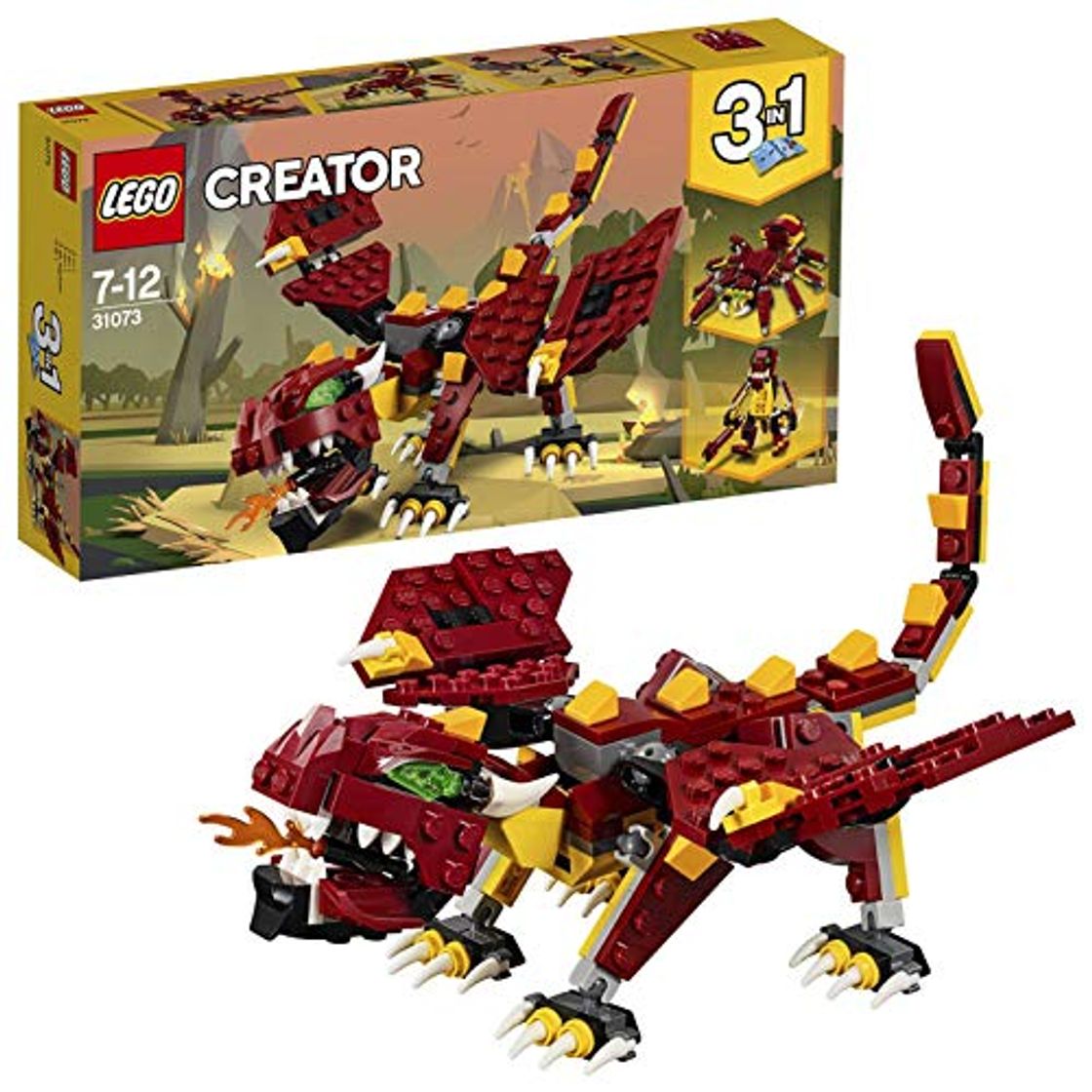 Producto LEGO Creator - Criaturas Míticas, Juguete de Construcción 3 en 1 de