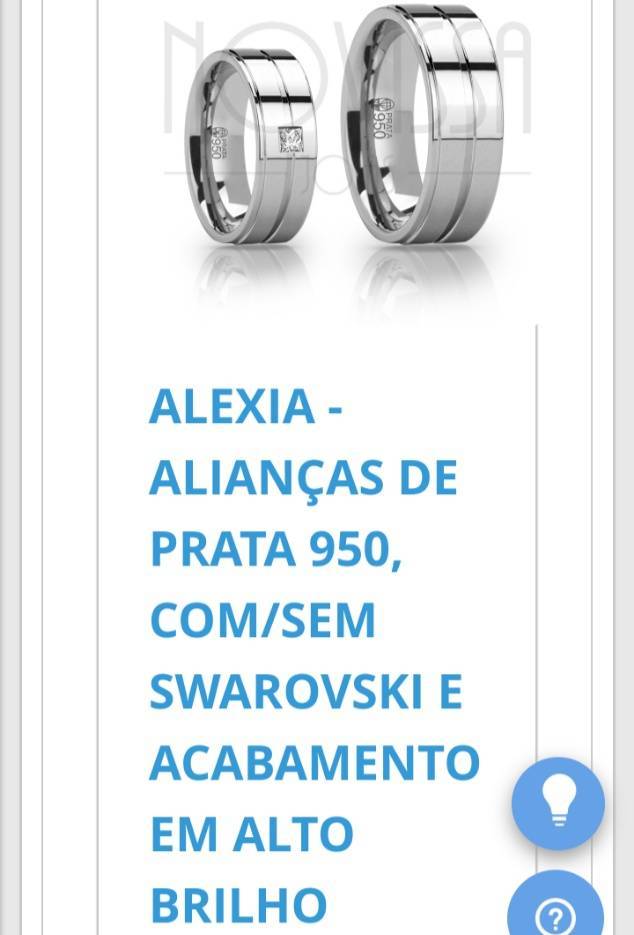 Moda Alianças