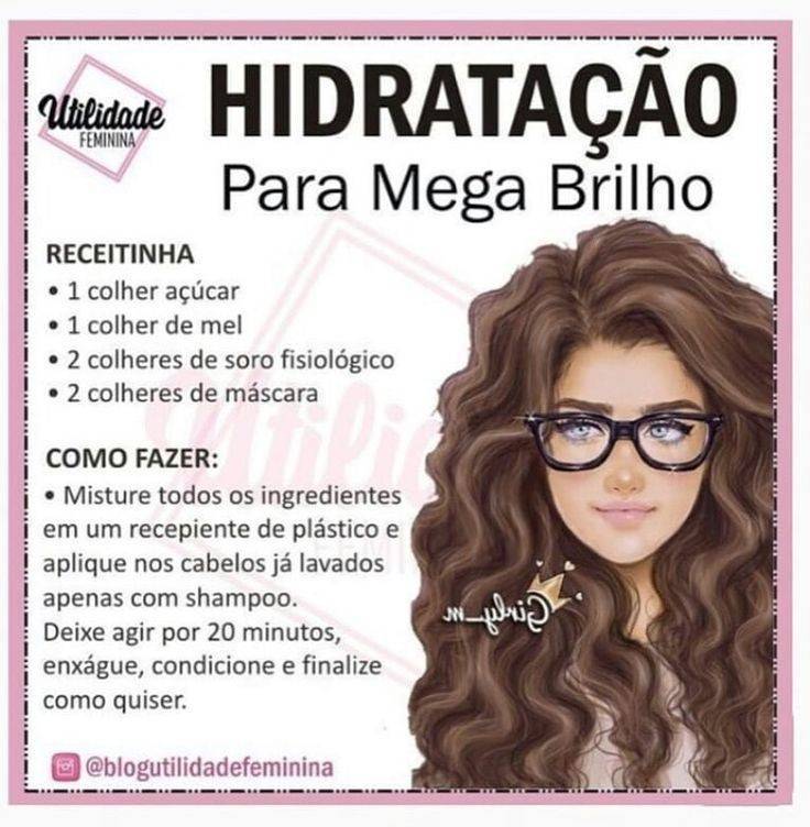 Hidratação p mega brilho 
