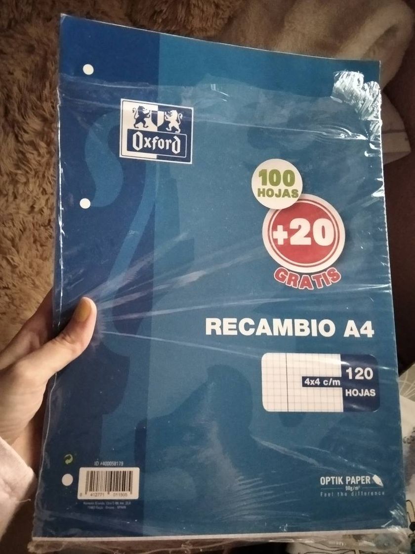 Product Recambio Oxford A4 