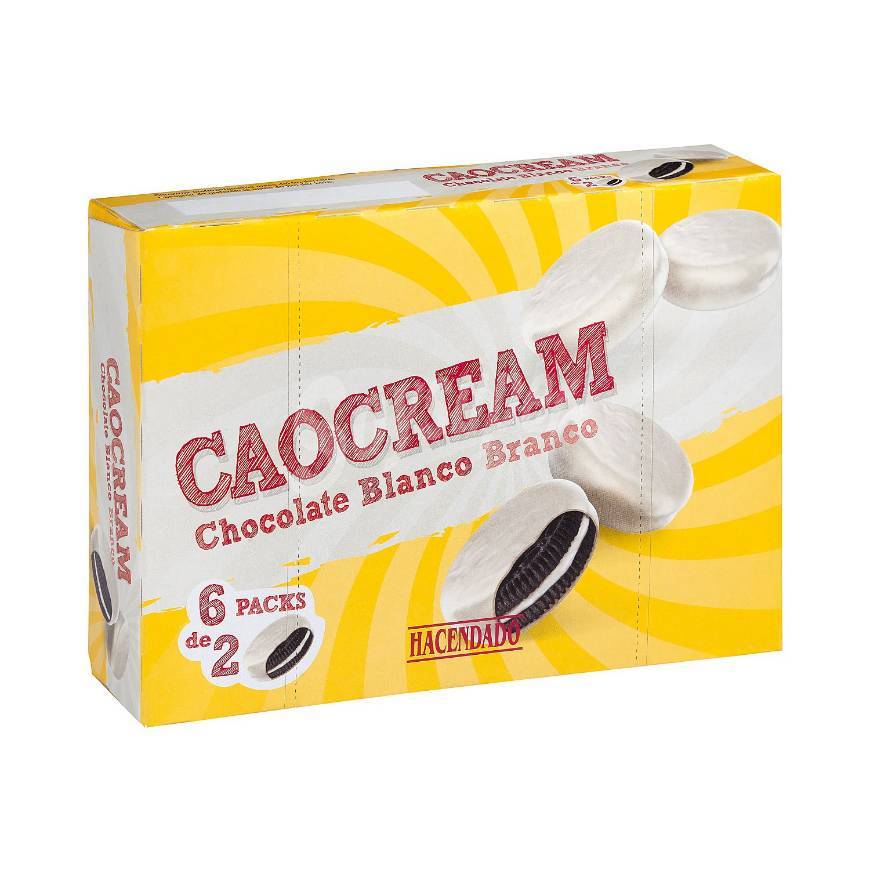 Fashion Caocream de chocolate blanco. De mercadona. 