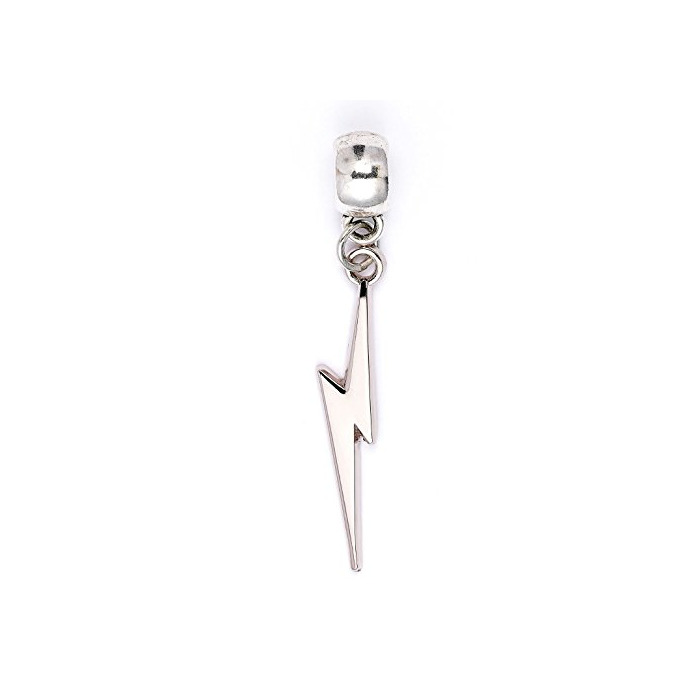 Product Carat Shop- Colgante Charm Lightning Bolt Harry Potter, Color Plata