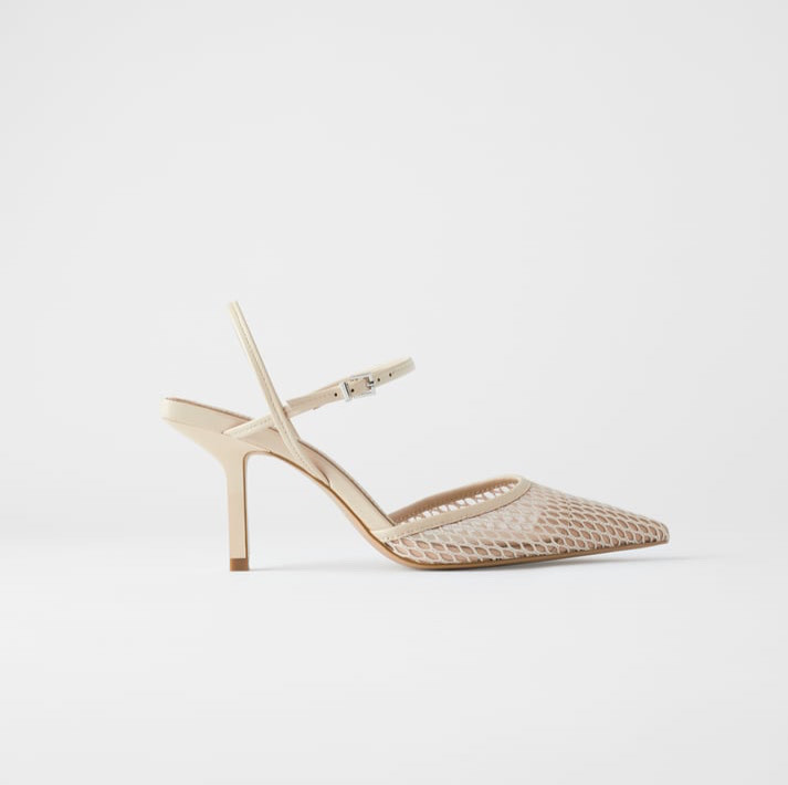 Producto Sapato tacão mule nude