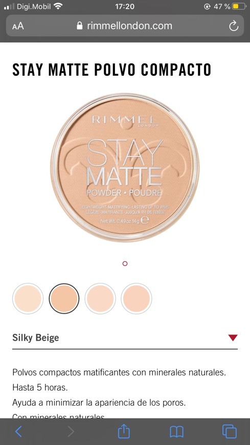 Fashion Stay Matte Polvo Compacto | Rimmel London España