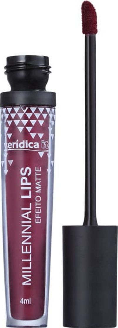 Moda Batom Líquido Verídica It Millennial Lips Matte 