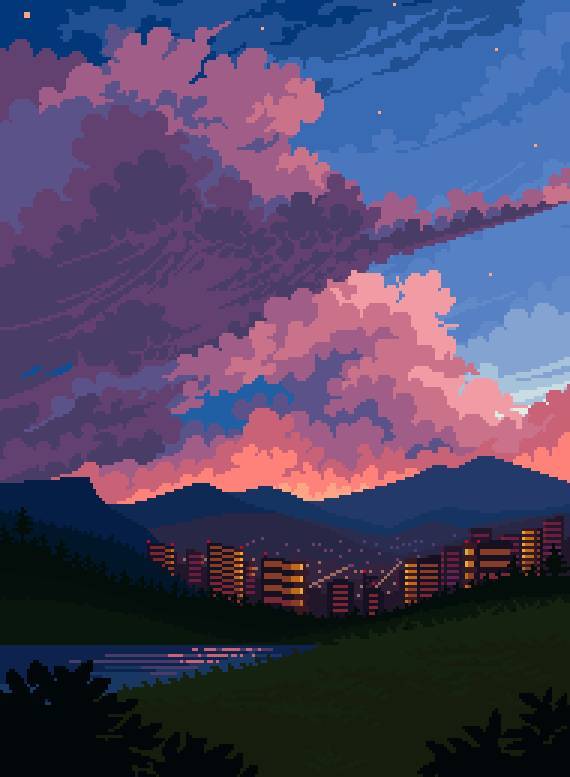 Pixel art by @softwaring