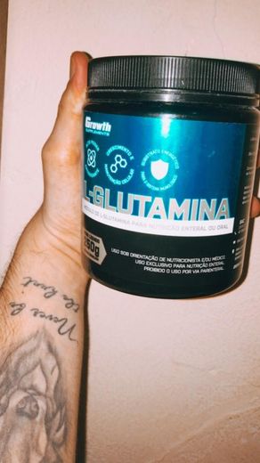 Glutamina (250g): aumente sua massa muscular com a Growth!