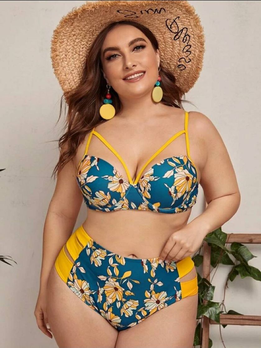 Products Bikini con aro con estampado floral