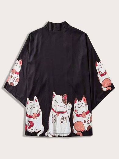 Kimono con gatitos