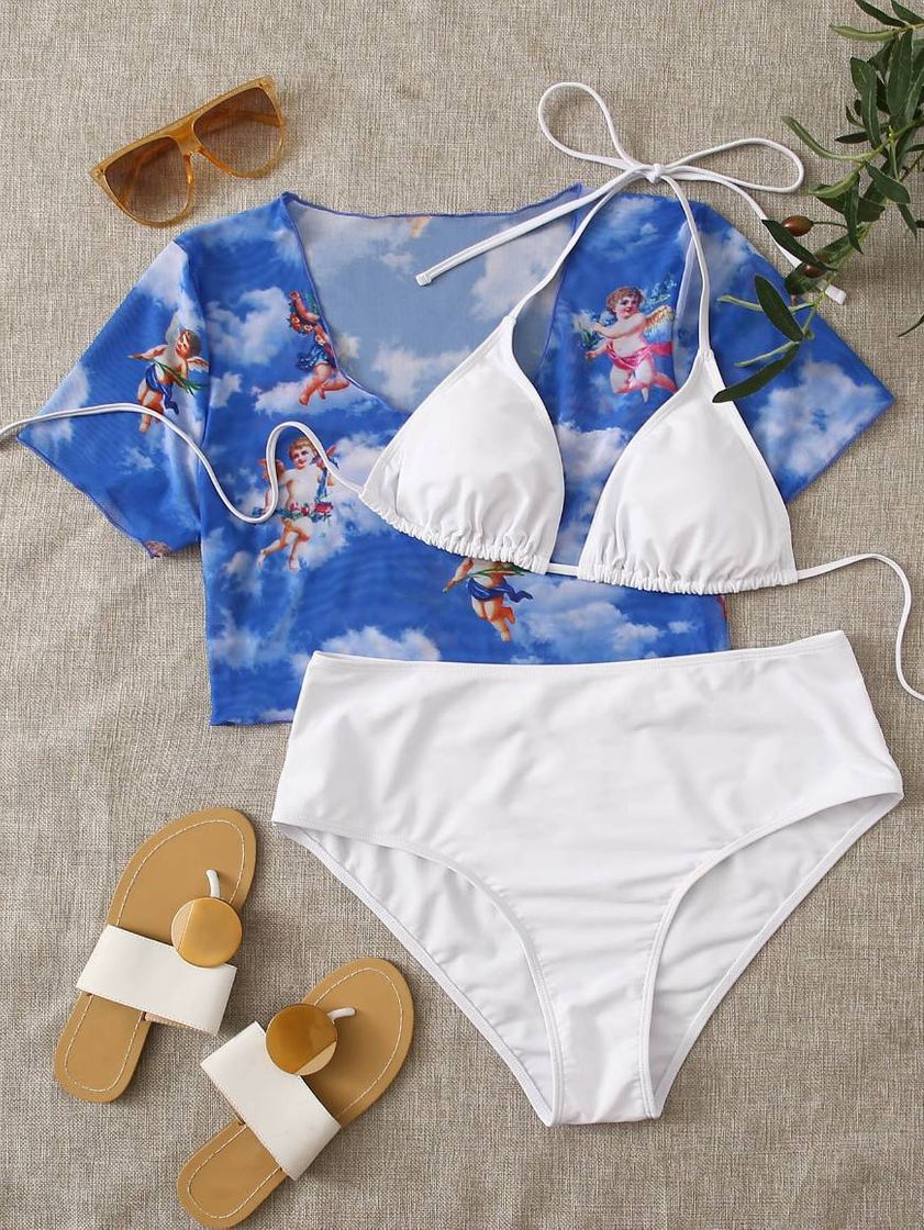 Products Tankini con estampado angeles