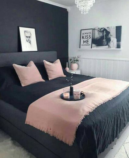 Quarto com preto e rosa! ♥💕