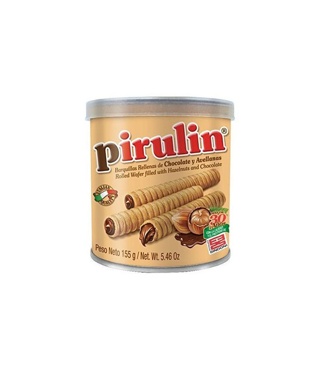 Producto Sindoni Pirulin Barquillo de Chocolate