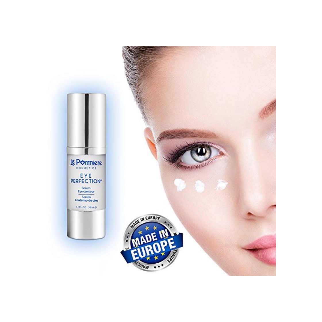 Social Serum contorno ojos 30ml con ácido hialurónico y colágeno. Crema Anti edad
