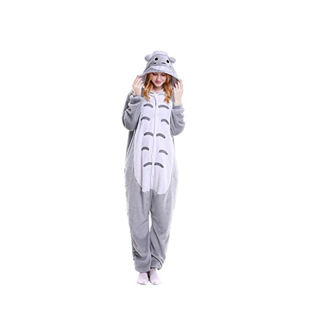 Product Dolamen Adulto Unisexo Onesies Kigurumi Pijamas, Mujer Hombres Traje Disfraz Animal Pyjamas,