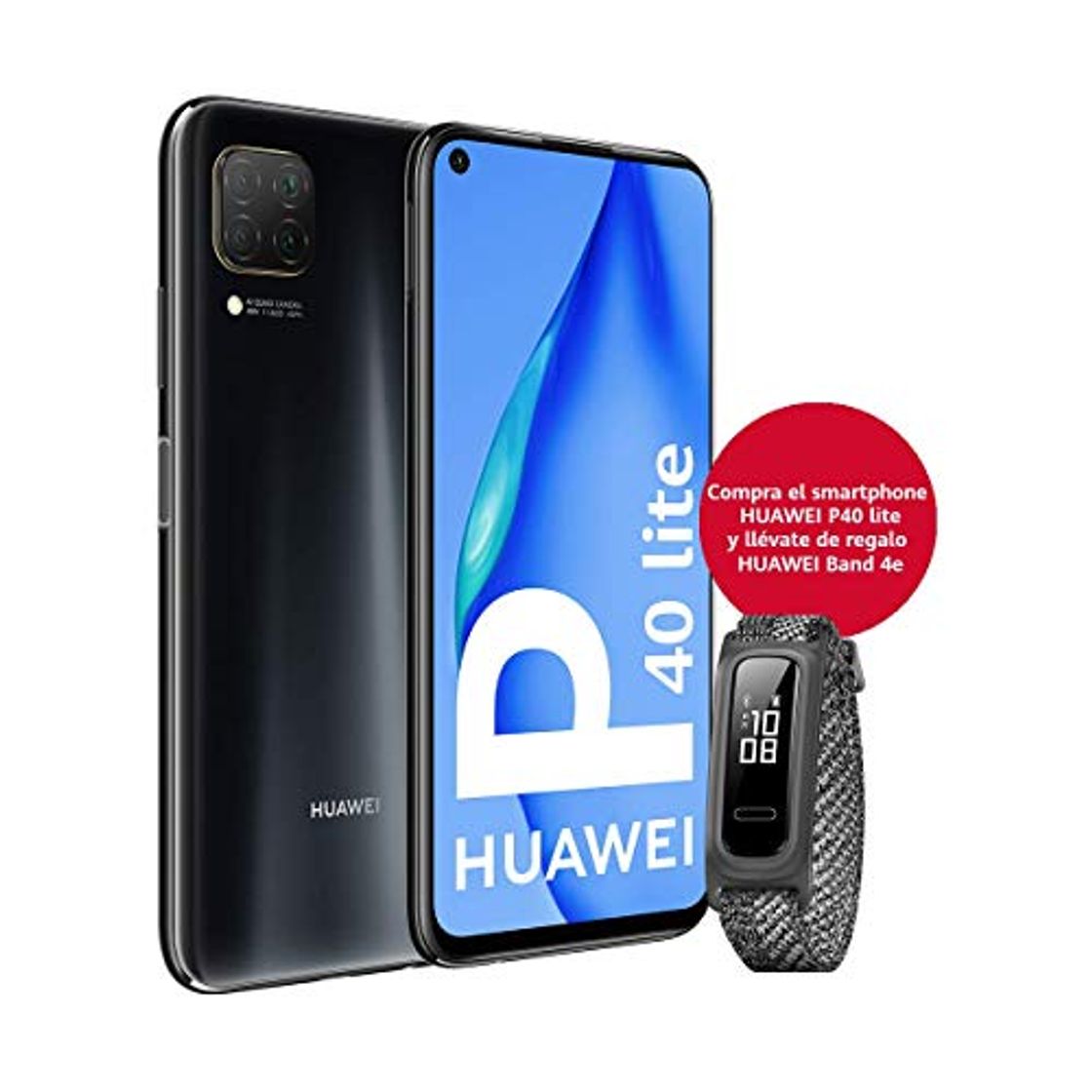 Social HUAWEI P40 Lite - Smartphone 6.4" (Kirin 810, 6GB RAM,128GB ROM, Cuádruple