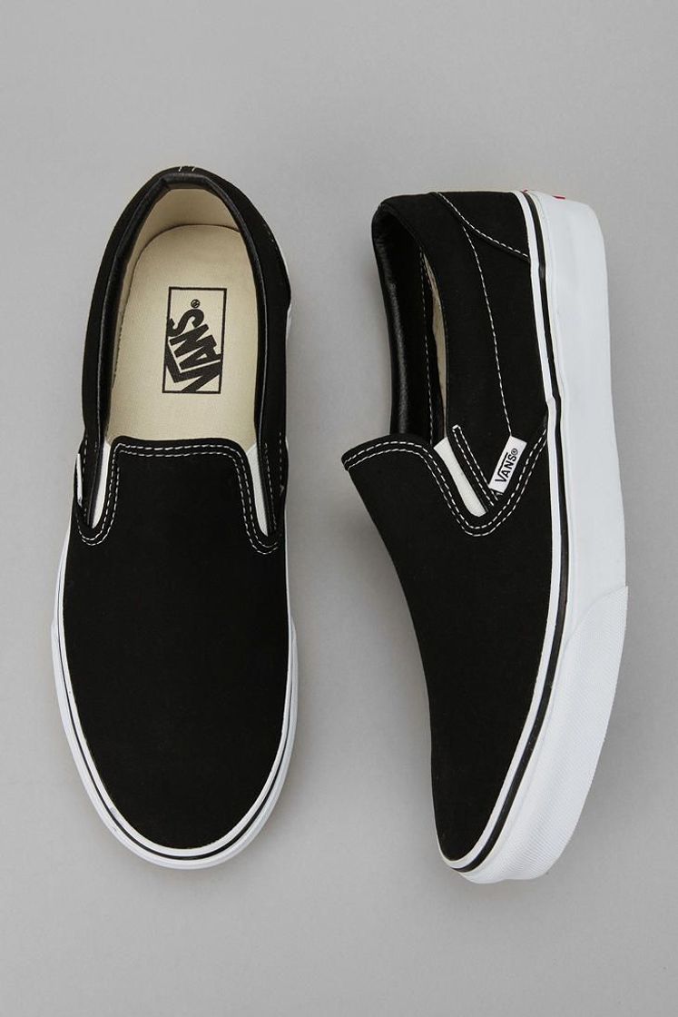 Fashion Compra Vans Classic Slip-On em Preto