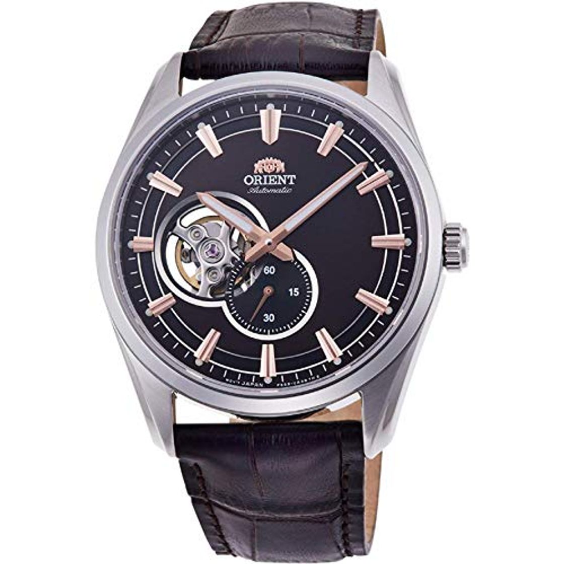 Products Orient Reloj Analógico para Unisex Adultos de Automático con Correa en Cuero