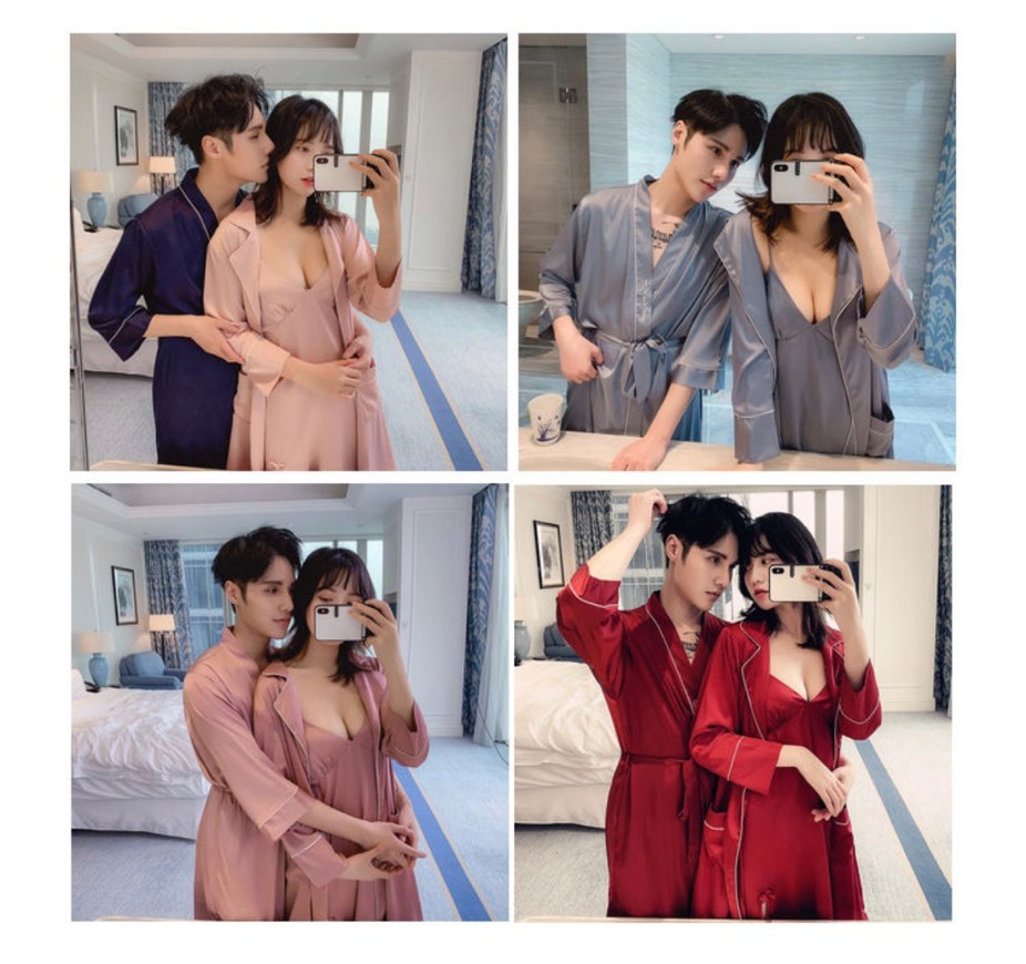 Social Couple Matching Pajama Set