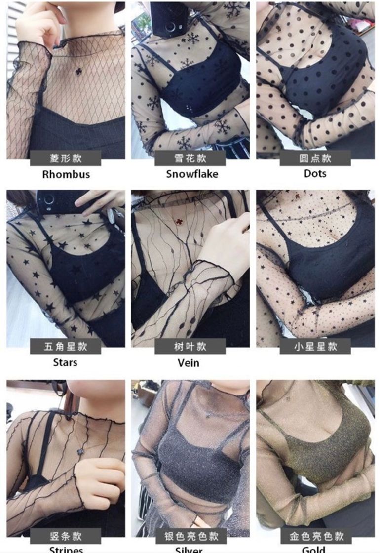Social Long-Sleeve Mesh Top