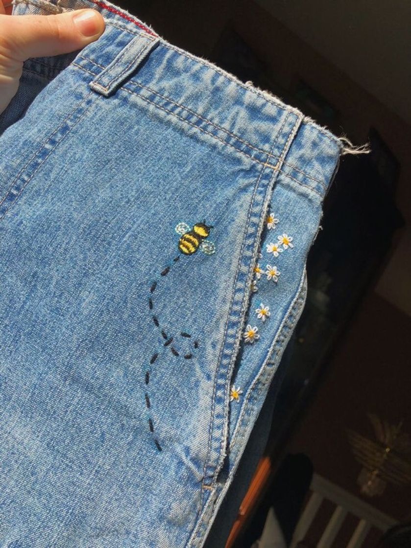 Moda Bordado de abeja