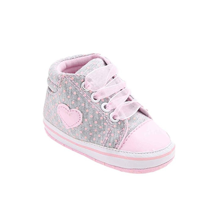 Social Fossen Recién Nacido Zapatos Primeros Pasos Bebe Niña Forma de corazón Antideslizante