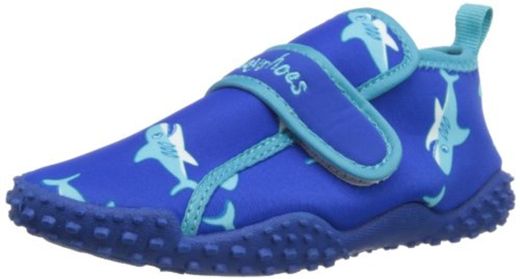 Playshoes Zapatillas de Playa con protección UV Tiburón, Zapatos de Agua Unisex