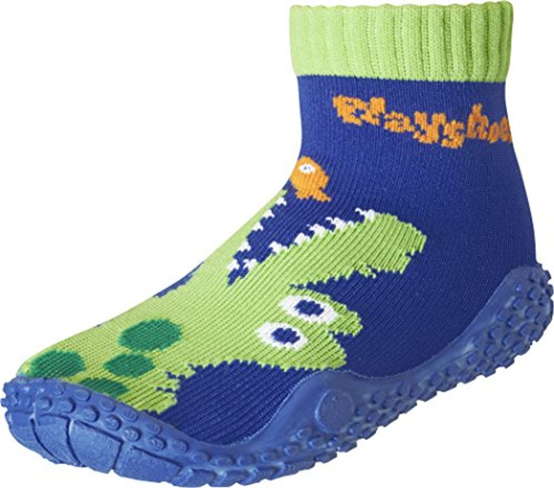 Product Playshoes Calcetines de Playa con protección UV Cocodrilo, Zapatos de Agua Unisex