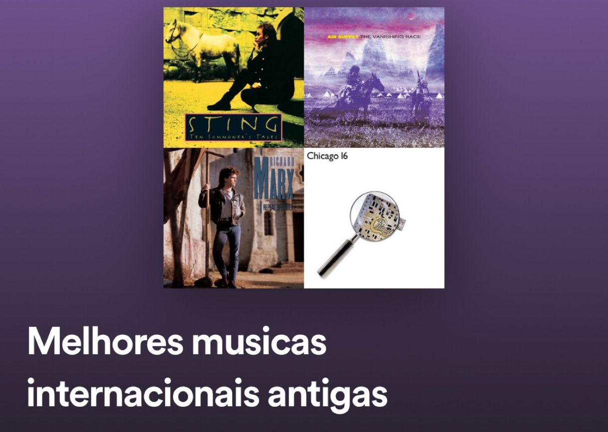 Fashion Playlist de melhores músicas antigas 