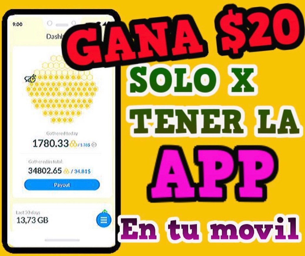 App Honeygain, gana dinero usando internet 