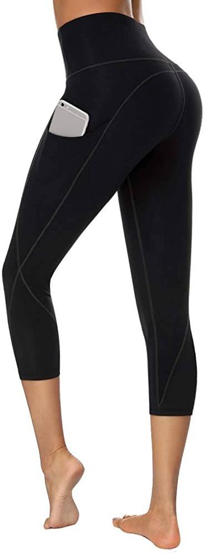 High Waist Yoga Pants, Yoga Pants with Pockets Tummy Control