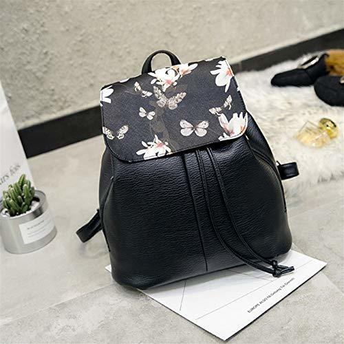 Product LAOBIAOZI Patrón De Flores Mujeres Mochila Cadena Soft Designer PU Señoras De