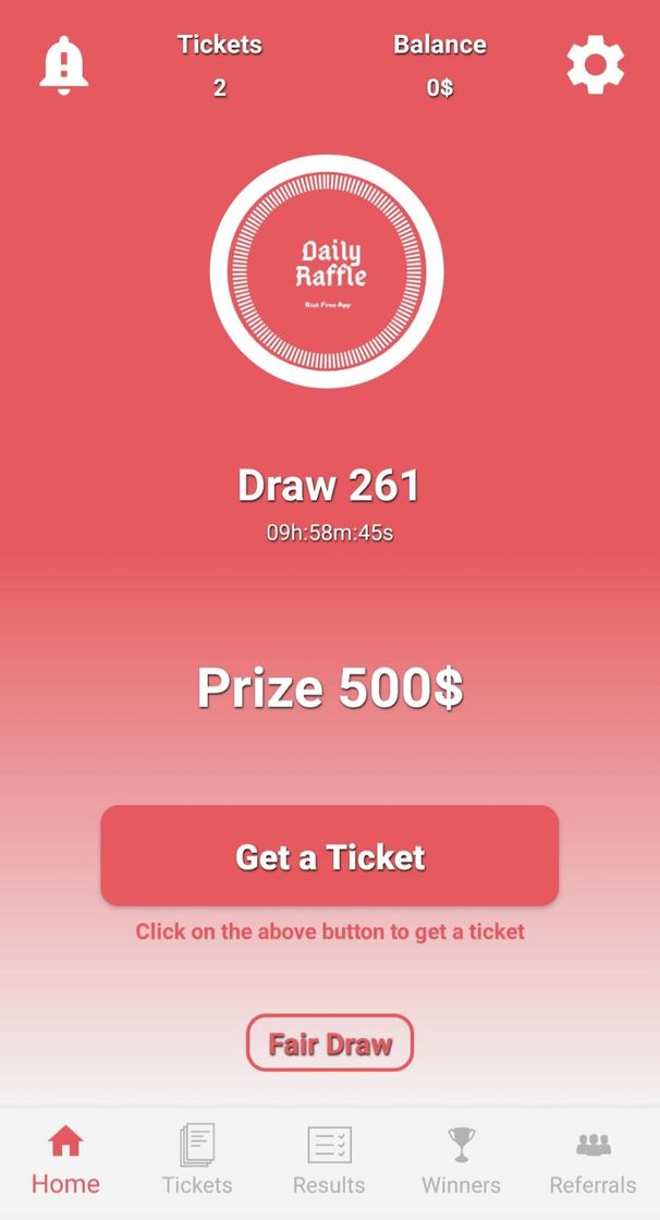 App Daily Raffle