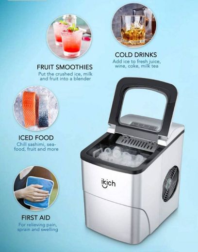 IKICH Portable Ice Maker Machine for Countertop