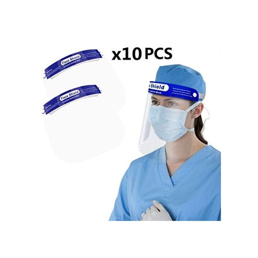 SGODDE 10 Pcs Protector Facial de Seguridad