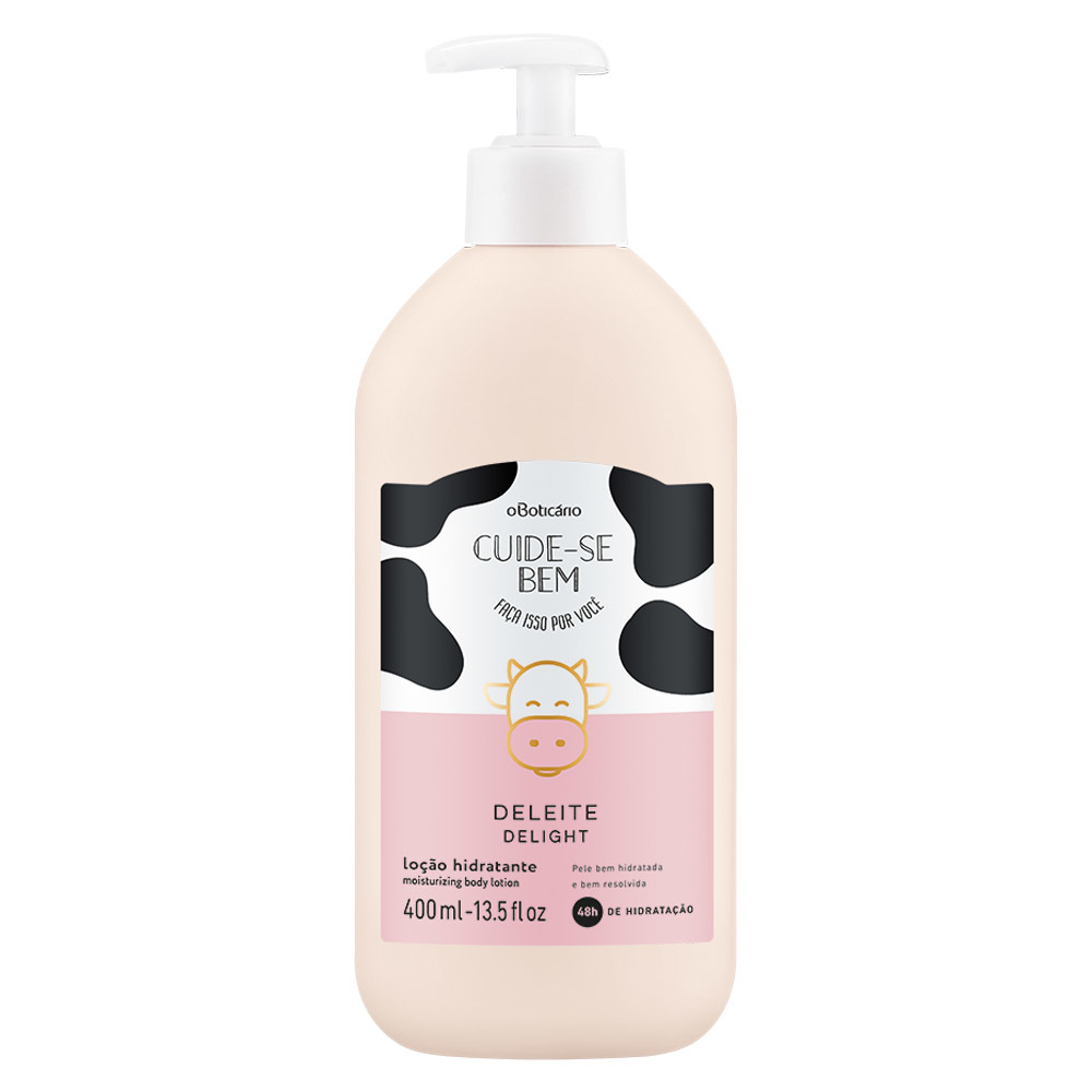 Moda Cuide-se Bem Deleite Loção Hidratante Desodorante Corporal, 400ml