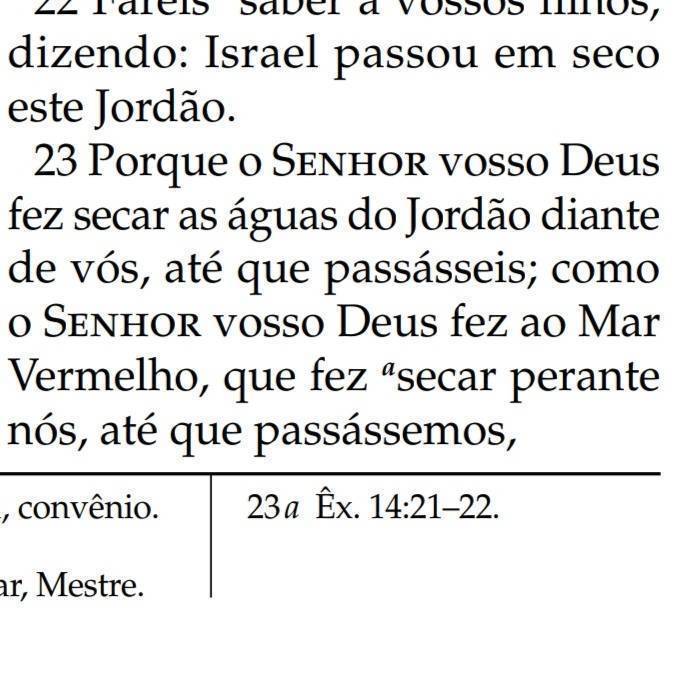 Moda Josué 4:23