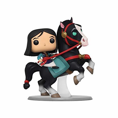 Social Funko- Pop Rides Mulan on Khan Collectible Toy, Multicolor