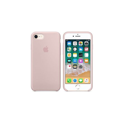 Funda para iPhone 7/8 Carcasa Silicona Suave Colores del Caramelo con Superfino