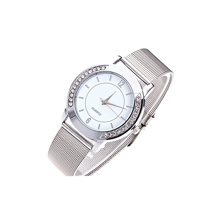 Products Mujer Reloj de Moda Chino Cuarzo Reloj Casual Acero Inoxidable Reloj