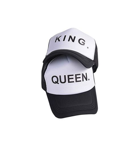 Sombrero De Bombardero De Regalo para Hombres De Pareja De King Queen Que Combina con Chapeau Diario Negro One Size