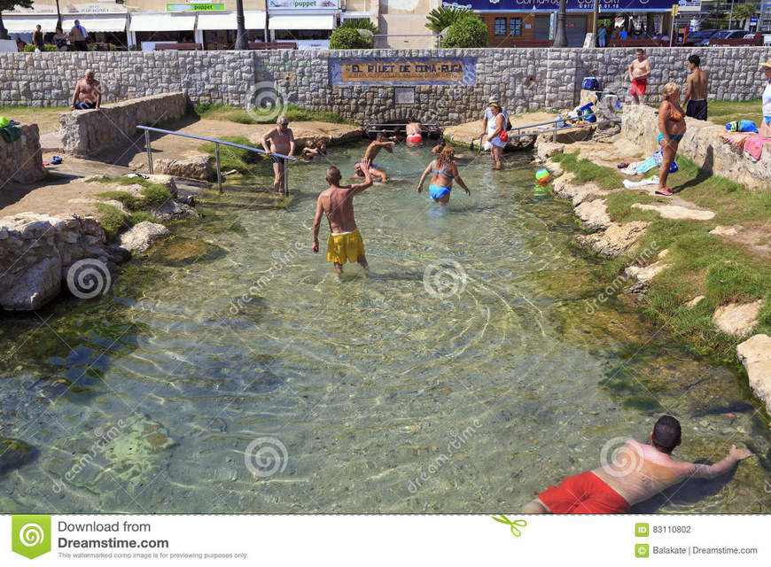 Place agua termal comarruga