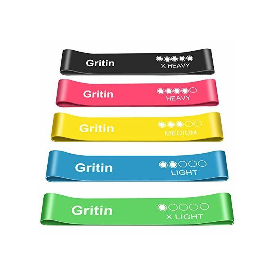 Social Gritin Bandas Elasticas de Fitness/Bandas de Resistencia