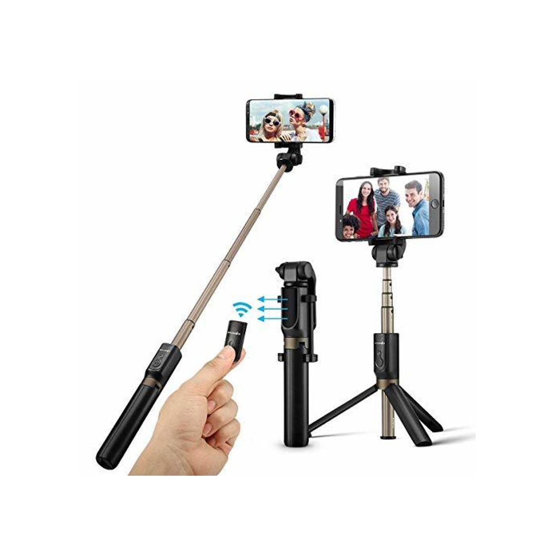 Electronic Palo Selfie Trípode con Control Remoto para iPhone 6 6s 7 7plus