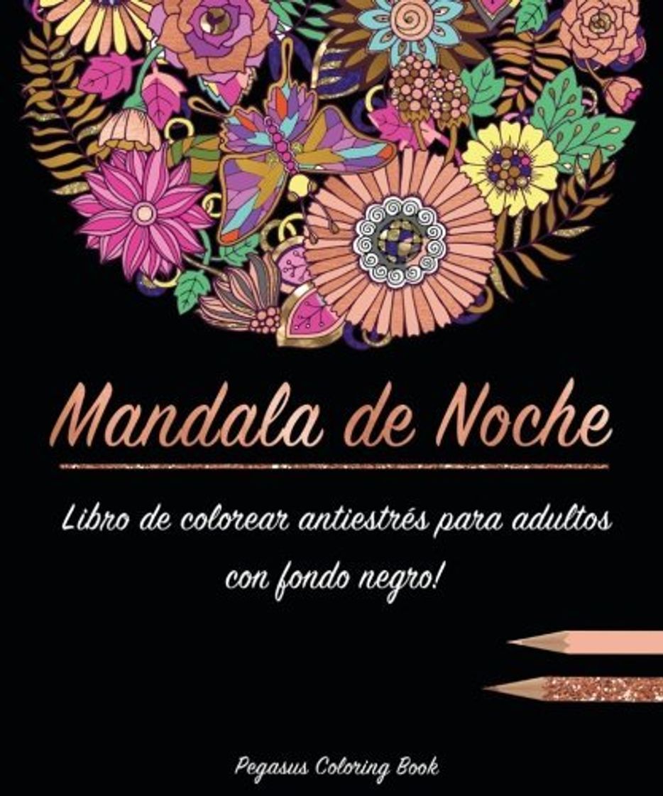 Books Libro de colorear para adultos: Mandala de Noche colorear antistrés